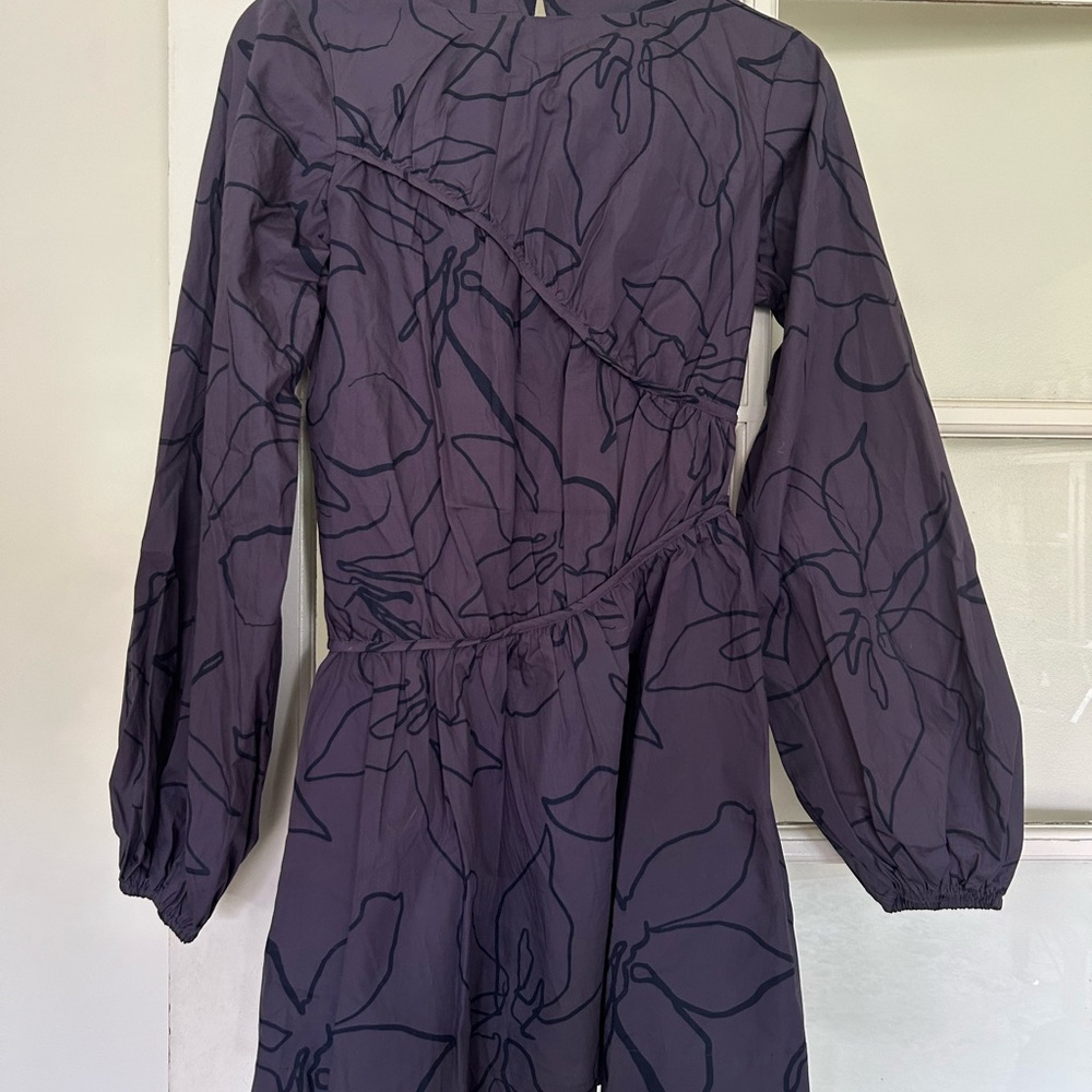 ASOS Purple Floral Mini Dress